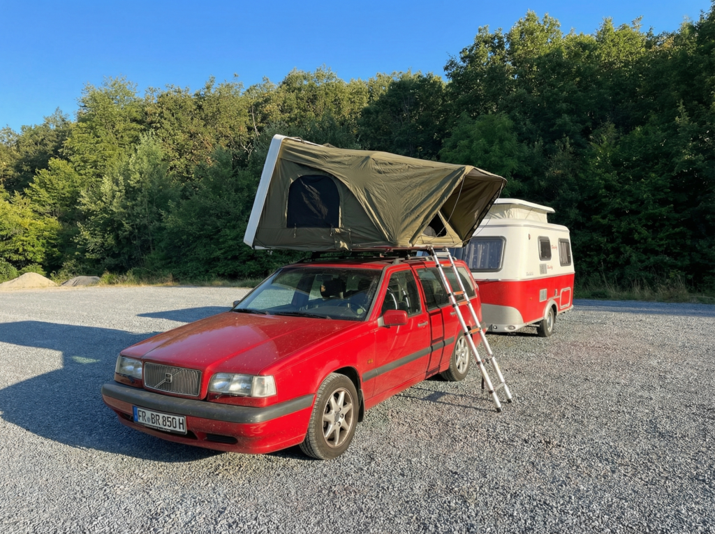 Gespann offen ohne schatten